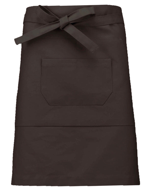 Avental de comprimento médio-Chocolate-Único-RAG-Tailors-Fardas-e-Uniformes-Vestuario-Pro