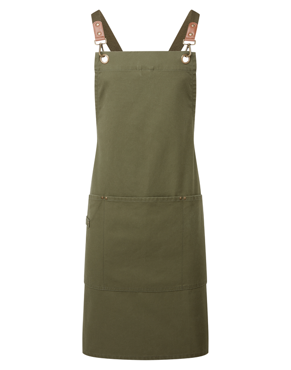 Avental de peito com alças cruzadas nas costas-Olive-Único-RAG-Tailors-Fardas-e-Uniformes-Vestuario-Pro