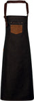 Avental em imitação de pele Industry-Preto / Tan Denim-One Size-RAG-Tailors-Fardas-e-Uniformes-Vestuario-Pro