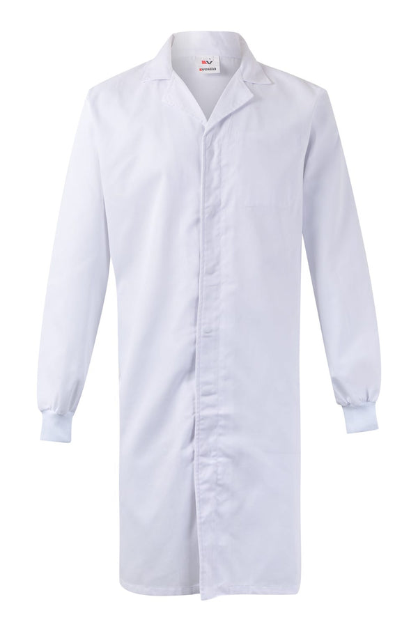 BATA COM BOTÕES AUTOMÁTICOS-Branco-XS-RAG-Tailors-Fardas-e-Uniformes-Vestuario-Pro