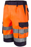BERMUDA BICOLOR AV-Laranja Fluor-S-RAG-Tailors-Fardas-e-Uniformes-Vestuario-Pro