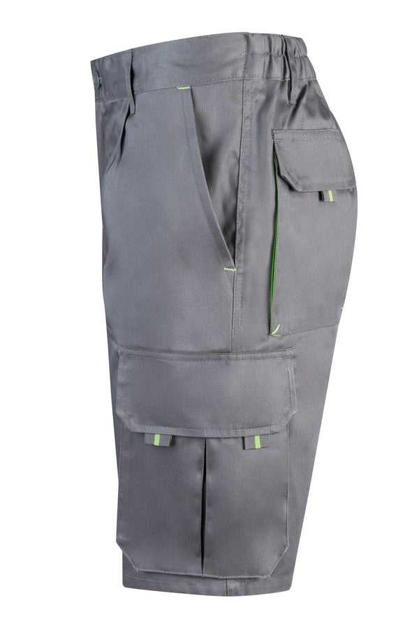 BERMUDAS BICOLOR MULTIBOLSOS em Cinza-RAG-Tailors-Fardas-e-Uniformes-Vestuario-Pro