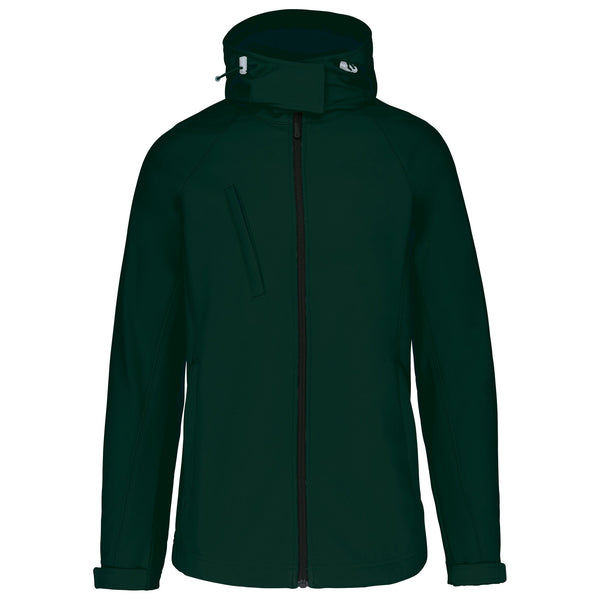 BLUSÃO SOFTSHELL DE SENHORA COM CAPUZ-Bottle Green-S-RAG-Tailors-Fardas-e-Uniformes-Vestuario-Pro