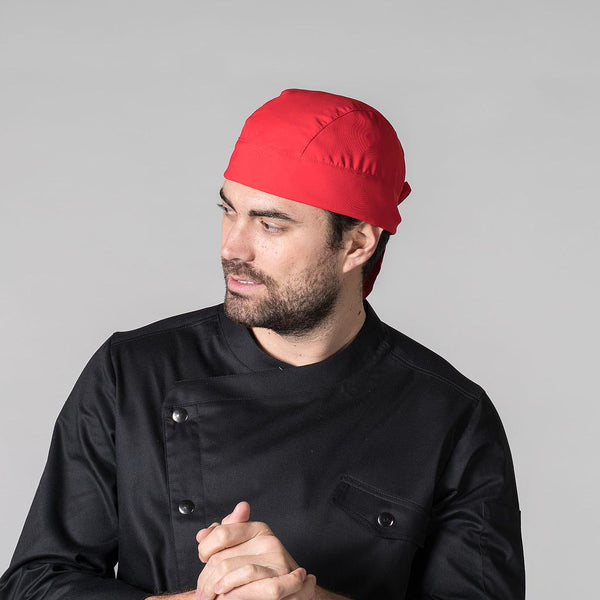 Bandana Pirata Microfibra com Fita de Ajuste-Vermelho-105-Único-RAG-Tailors-Fardas-e-Uniformes-Vestuario-Pro