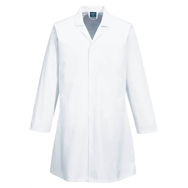 Bata Alimentar sem Bolsos Branca-Branco-XS-RAG-Tailors-Fardas-e-Uniformes-Vestuario-Pro