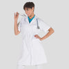 Bata Básica de senhora Mar manga curta-Branco-XXS-RAG-Tailors-Fardas-e-Uniformes-Vestuario-Pro