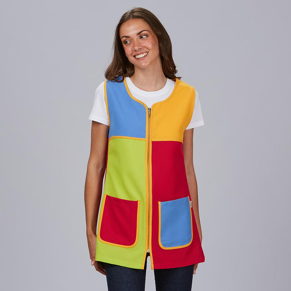 Bata Educadora Blocks multicolor-Fúcsia-622-XS-RAG-Tailors-Fardas-e-Uniformes-Vestuario-Pro