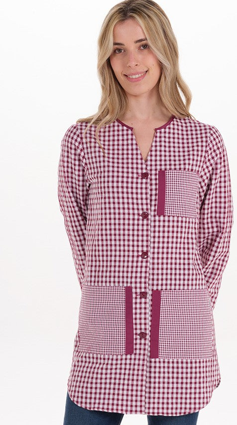 Bata Educadora Liana-Beringela-XS / (SP)-RAG-Tailors-Fardas-e-Uniformes-Vestuario-Pro