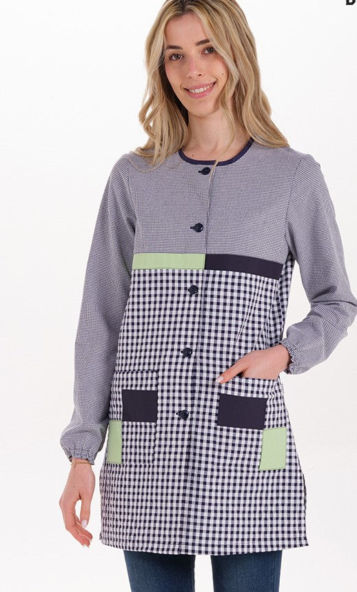 Bata Educadora Milay-Azul Marinho-XS / (SP)-RAG-Tailors-Fardas-e-Uniformes-Vestuario-Pro