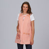 Bata Educadora Patty em Vichy Sustentável-Vichy Bambula Laranja-262-XS-RAG-Tailors-Fardas-e-Uniformes-Vestuario-Pro
