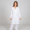 Bata Enzo c/velcro Unissexo-Branco-XS-RAG-Tailors-Fardas-e-Uniformes-Vestuario-Pro