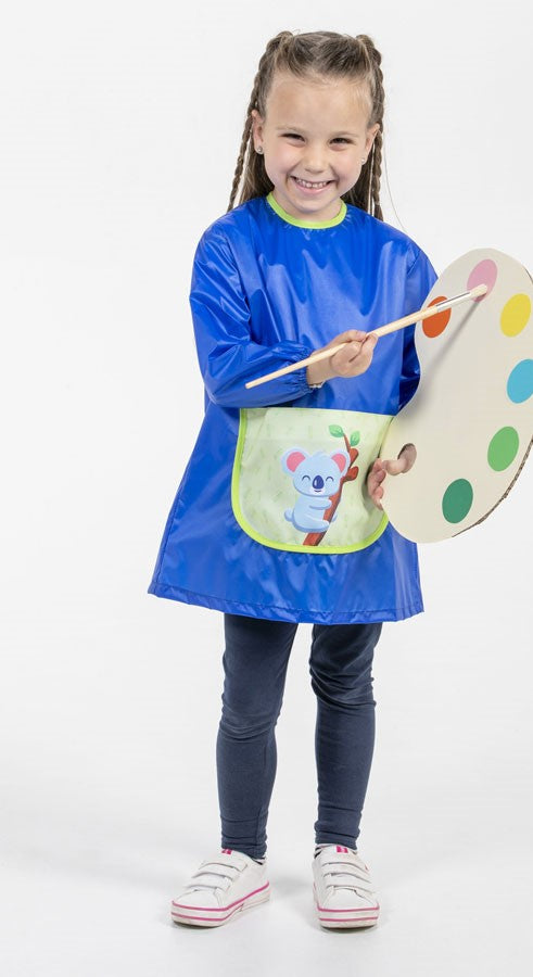 Bata Escolar Impermeável Coala-Azul-0-RAG-Tailors-Fardas-e-Uniformes-Vestuario-Pro