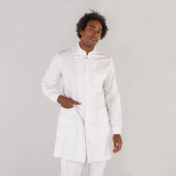 Bata Homem António-Branco 101-XS-RAG-Tailors-Fardas-e-Uniformes-Vestuario-Pro