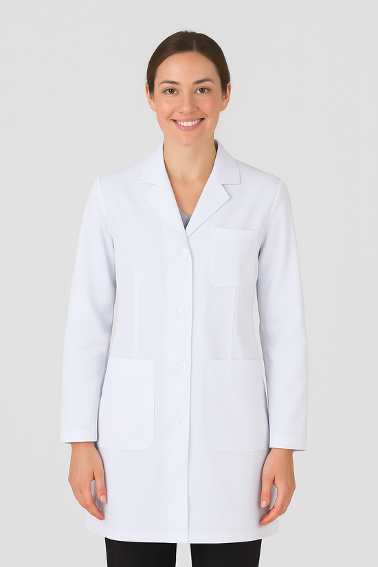 Bata Senhora Alges-Branco-XS-RAG-Tailors-Fardas-e-Uniformes-Vestuario-Pro