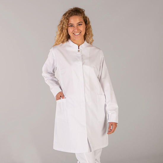 Bata Senhora Eduarda-Branco 101-XS-RAG-Tailors-Fardas-e-Uniformes-Vestuario-Pro