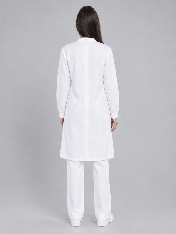 Bata Senhora M. Comprida Aperta atrás-RAG-Tailors-Fardas-e-Uniformes-Vestuario-Pro