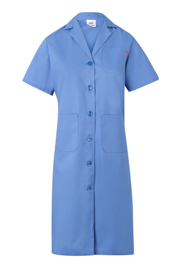 Bata Senhora Manga curta-Azul Celeste-38-RAG-Tailors-Fardas-e-Uniformes-Vestuario-Pro
