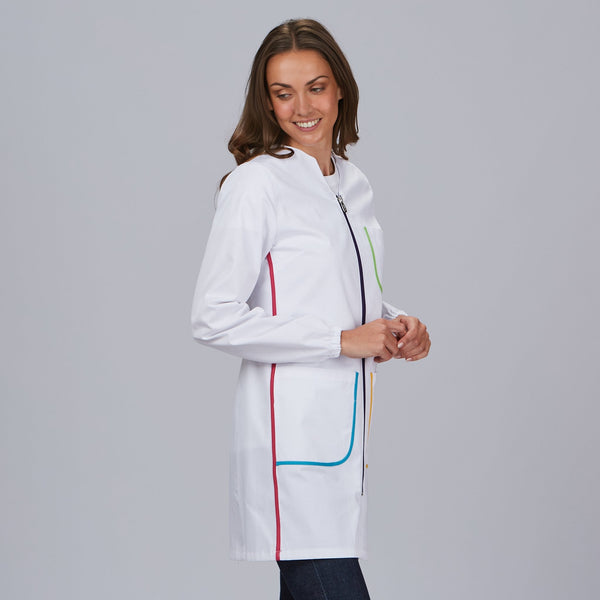 Bata Senhora com Vivos Coloridos-RAG-Tailors-Fardas-e-Uniformes-Vestuario-Pro