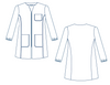 Bata Senhora com Vivos Coloridos-RAG-Tailors-Fardas-e-Uniformes-Vestuario-Pro