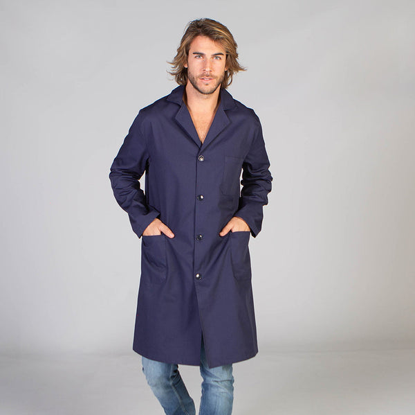 Bata Unissexo Cores-Azul Marinho 104-XS-RAG-Tailors-Fardas-e-Uniformes-Vestuario-Pro