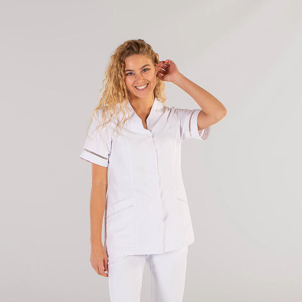 Bata curta Linda-Branco - 101-XS-RAG-Tailors-Fardas-e-Uniformes-Vestuario-Pro