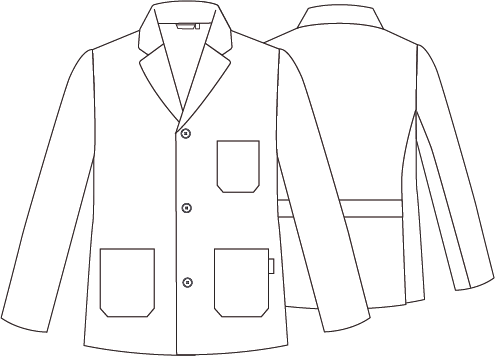 Bata curta Ludovico-RAG-Tailors-Fardas-e-Uniformes-Vestuario-Pro