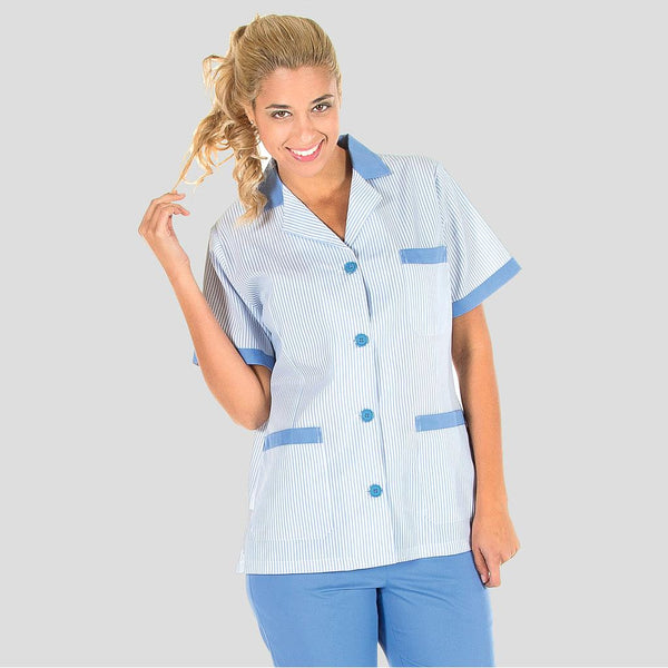 Bata curta Praga-Azul Celeste-XS-RAG-Tailors-Fardas-e-Uniformes-Vestuario-Pro