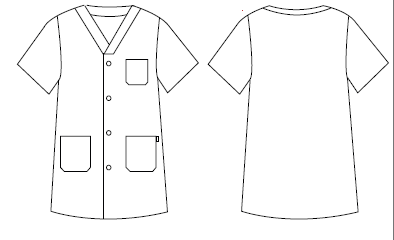 Bata curta Unissexo Coimbra-RAG-Tailors-Fardas-e-Uniformes-Vestuario-Pro
