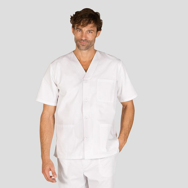 Bata curta Unissexo Coimbra-Branco 101-XXS-RAG-Tailors-Fardas-e-Uniformes-Vestuario-Pro