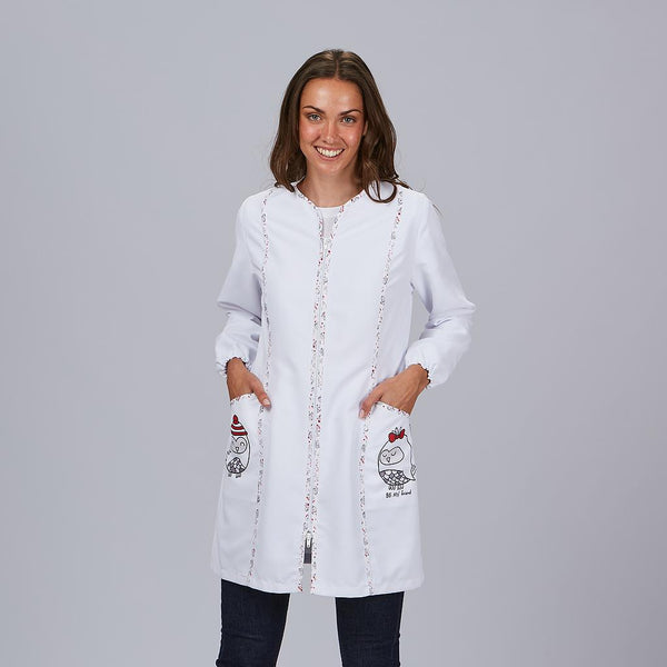 Bata de Senhora Amiguinhos-Branco-101-XS-RAG-Tailors-Fardas-e-Uniformes-Vestuario-Pro