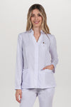 Bata de Trabalho Elástica de Senhora com Gola Mao-Branco - 784-XS / (SP)-RAG-Tailors-Fardas-e-Uniformes-Vestuario-Pro