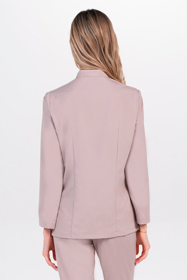 Bata de Trabalho Elástica de Senhora com Gola Mao-RAG-Tailors-Fardas-e-Uniformes-Vestuario-Pro