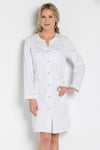 Bata médica de manga comprida-Branco-XS / (SP)-RAG-Tailors-Fardas-e-Uniformes-Vestuario-Pro