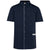 Bata poliéster / algodão com molas de pressão de homem-Navy-S-RAG-Tailors-Fardas-e-Uniformes-Vestuario-Pro