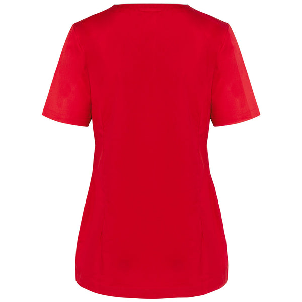 Bata poliéster / algodão com molas de pressão de senhora-RAG-Tailors-Fardas-e-Uniformes-Vestuario-Pro