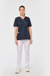 Bata poliéster / algodão com molas de pressão de senhora-RAG-Tailors-Fardas-e-Uniformes-Vestuario-Pro