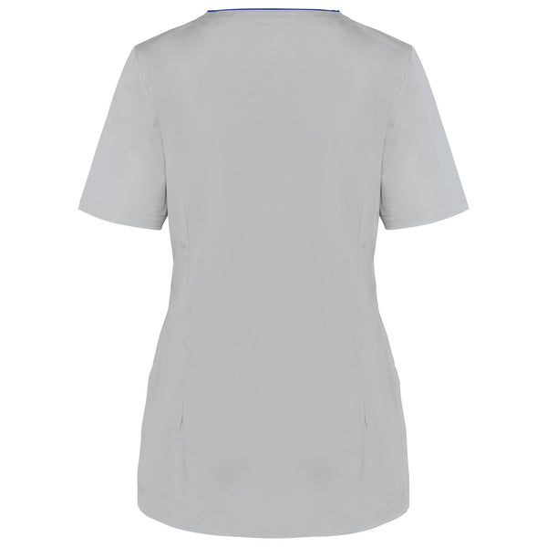 Bata poliéster / algodão com molas de pressão de senhora-RAG-Tailors-Fardas-e-Uniformes-Vestuario-Pro