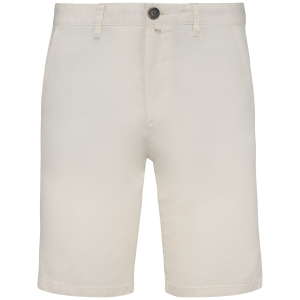 Bermuda Chino Eco-Responsável para Homem AlfaMar-Ivory-36-RAG-Tailors-Fardas-e-Uniformes-Vestuario-Pro