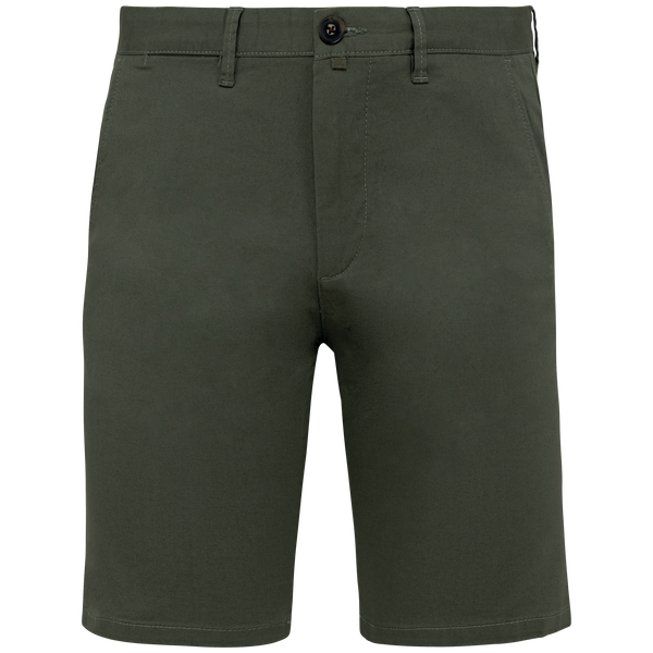 Bermuda Chino Eco-Responsável para Homem AlfaMar-Organic Khaki-36-RAG-Tailors-Fardas-e-Uniformes-Vestuario-Pro