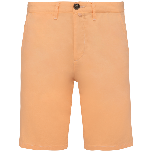 Bermuda Chino Eco-Responsável para Homem AlfaMar-Pastel Apricot-36-RAG-Tailors-Fardas-e-Uniformes-Vestuario-Pro