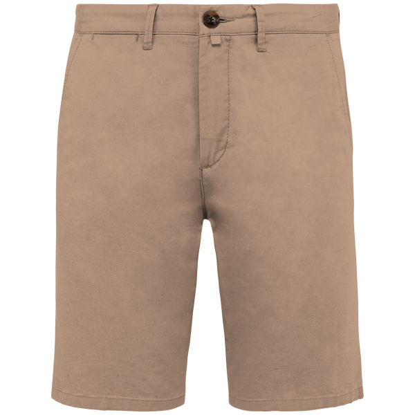 Bermuda Chino Eco-Responsável para Homem AlfaMar-Wet Sand-36-RAG-Tailors-Fardas-e-Uniformes-Vestuario-Pro