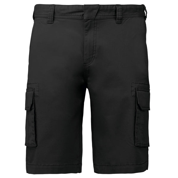 Bermuda multibolsos de homem-Black-38 PT (38 FR)-RAG-Tailors-Fardas-e-Uniformes-Vestuario-Pro