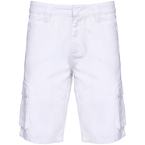 Bermuda multibolsos eco-responsável de homem-White-XS-RAG-Tailors-Fardas-e-Uniformes-Vestuario-Pro