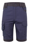 Bermudas Bicolor Multibolsos Canvas Stretch-Azul Marinho-S-RAG-Tailors-Fardas-e-Uniformes-Vestuario-Pro