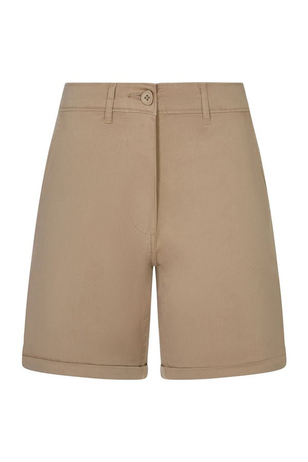 Bermudas Chino Stretch Mulher-Bege Areia - 46-34-RAG-Tailors-Fardas-e-Uniformes-Vestuario-Pro