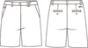 Bermudas de Senhora Chino T400-RAG-Tailors-Fardas-e-Uniformes-Vestuario-Pro