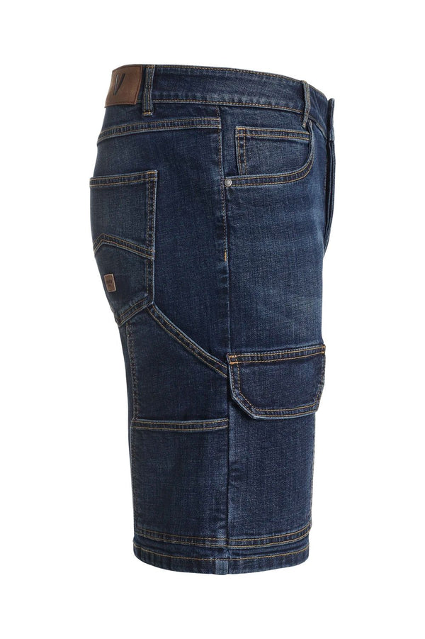 Bermudas denim Stretch multibolsos-RAG-Tailors-Fardas-e-Uniformes-Vestuario-Pro