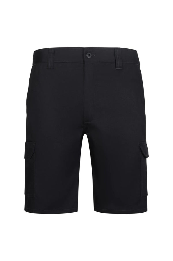 Bermudas multibolsos de trabalho slim fit-Preto - 00-34-RAG-Tailors-Fardas-e-Uniformes-Vestuario-Pro