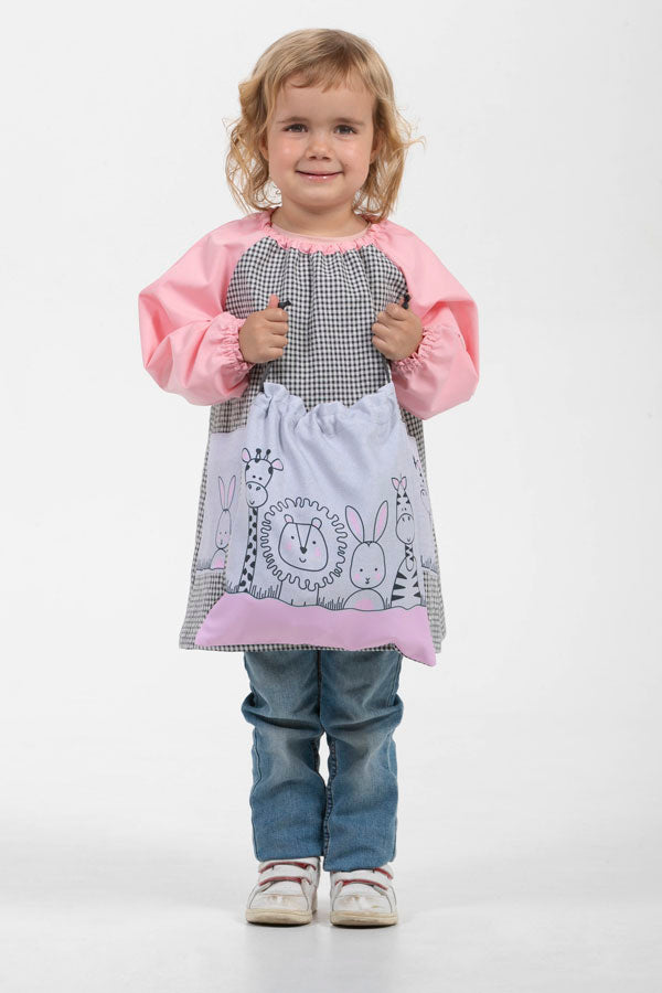 Bibe Infantil Animais (bolsos extras)-RAG-Tailors-Fardas-e-Uniformes-Vestuario-Pro