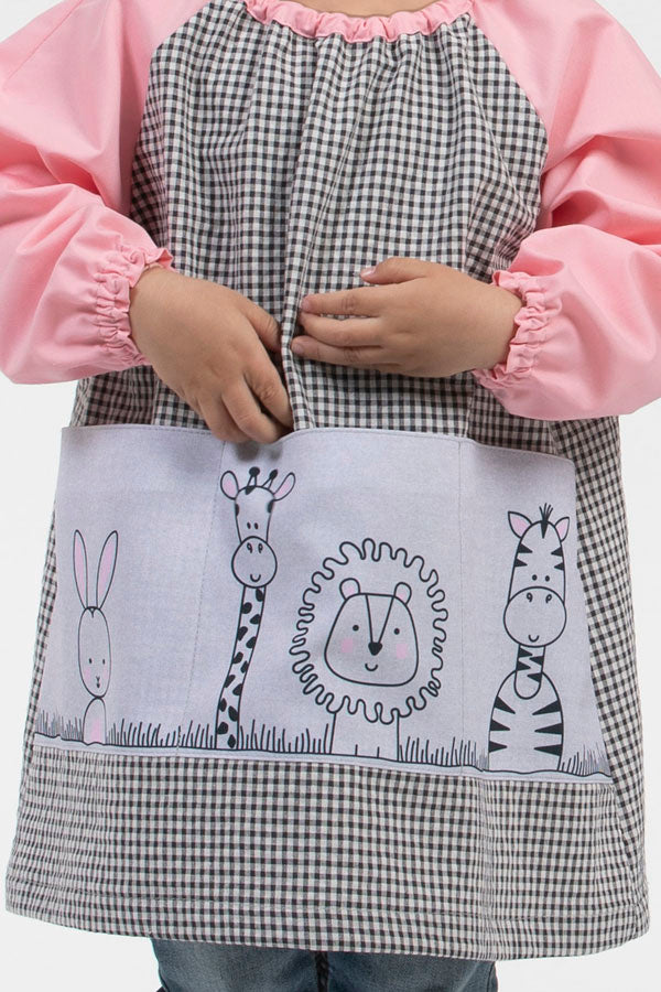 Bibe Infantil Animais (bolsos extras)-RAG-Tailors-Fardas-e-Uniformes-Vestuario-Pro